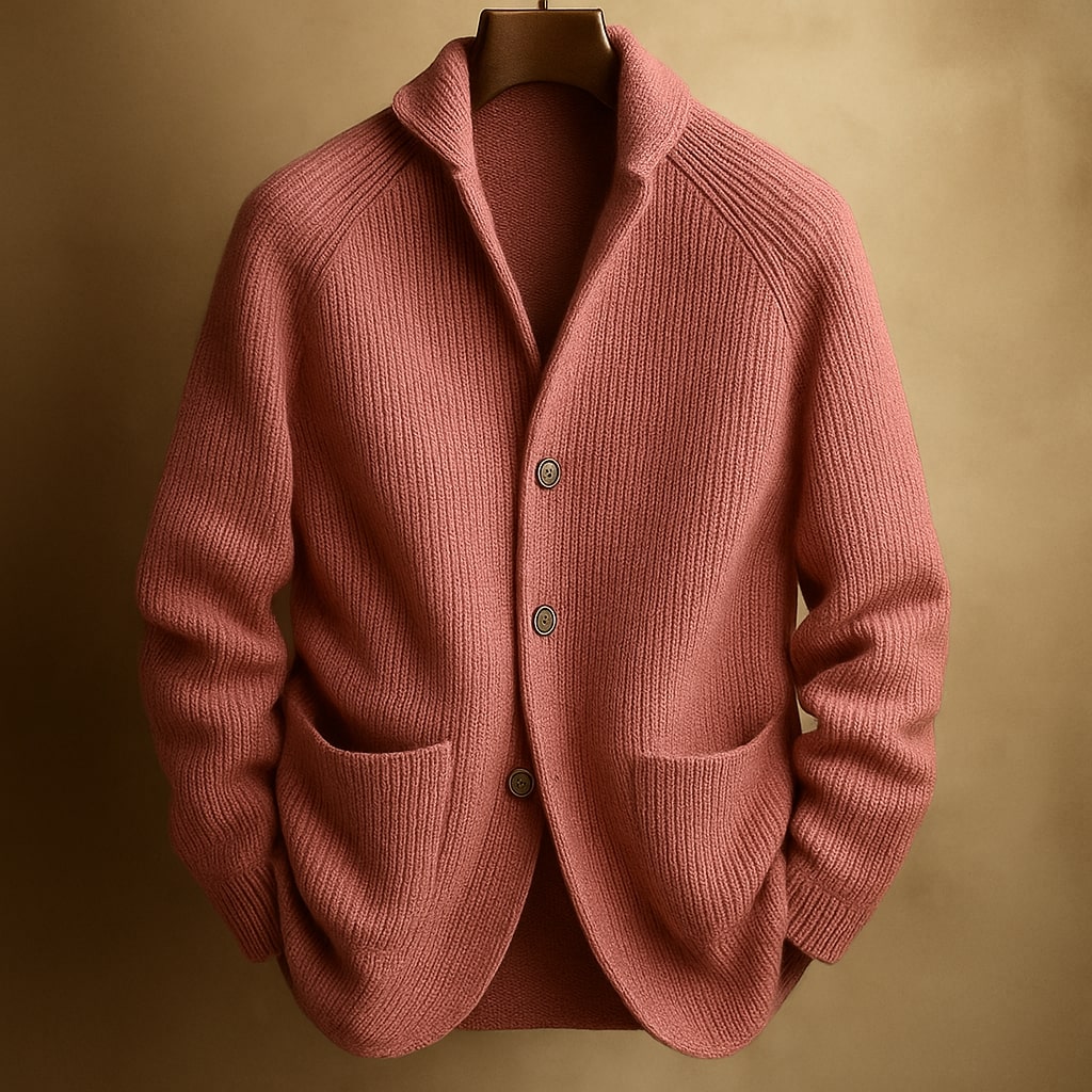 RENATO™ | CARDIGAN DA UOMO IN LANA A COSTE
