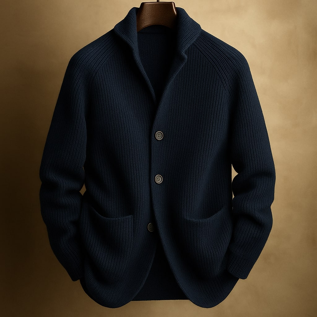 RENATO™ | CARDIGAN DA UOMO IN LANA A COSTE