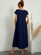 Gabrielle™ — Flowing Midi Dress with Timeless Elegance