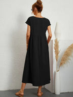 Gabrielle™ — Flowing Midi Dress with Timeless Elegance