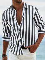 PIERO™ | CAMICIA A RIGHE STILE RIVIERA