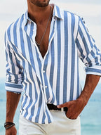 PIERO™ | CAMICIA A RIGHE STILE RIVIERA