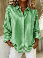 MARINA™ | CAMICIA A RIGHE CON BOTTONI