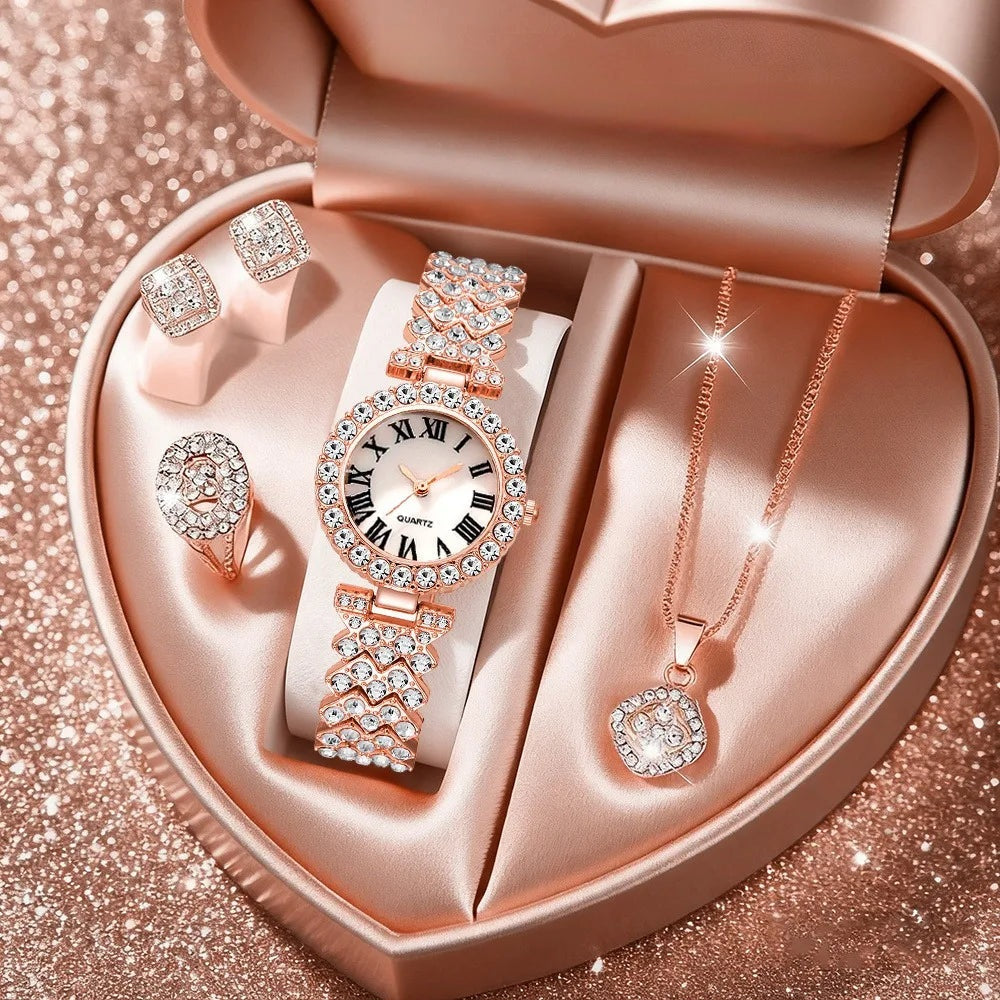 Rosavelle Watch Jewelry Set