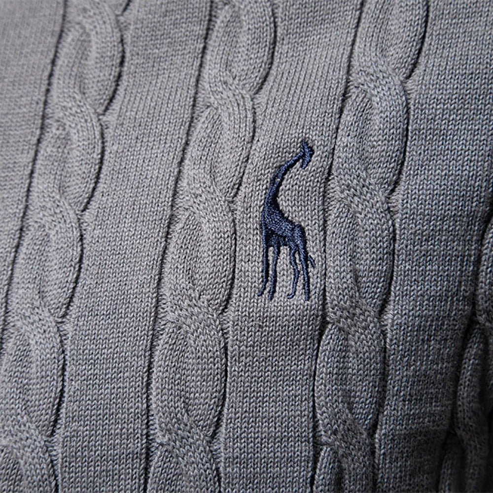 MARCO™ | MAGLIONE CLASSICO IN MAGLIA TRECCIATA