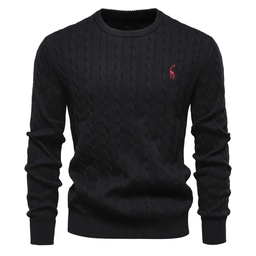 MARCO™ | MAGLIONE CLASSICO IN MAGLIA TRECCIATA