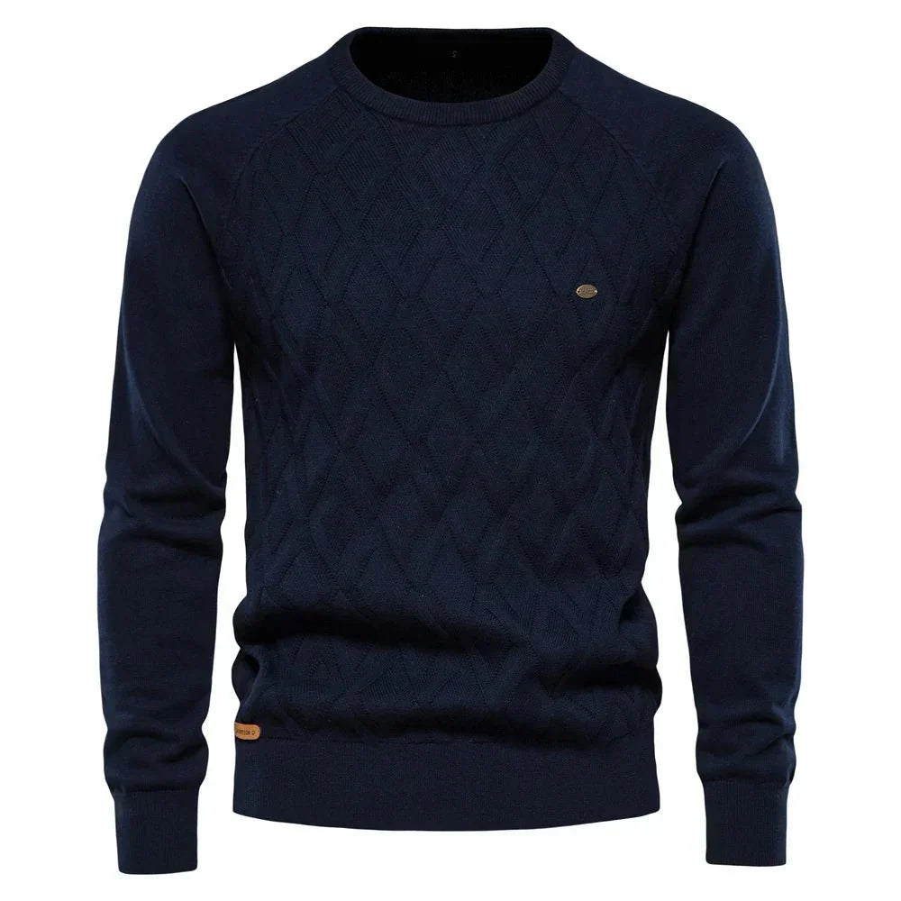 MASSIMO™ | MAGLIA CON FANTASIA A ROMBI