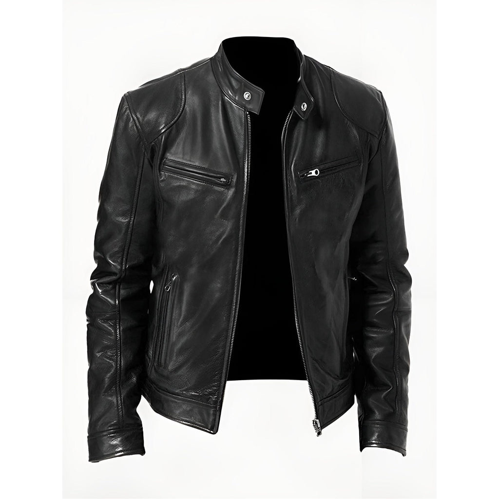 ALBERTO™ | GIACCA DI PELLE ELEGANTE