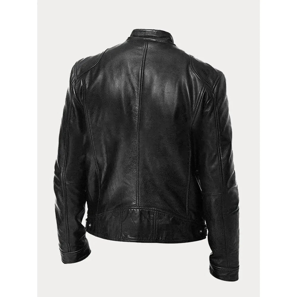 ALBERTO™ | GIACCA DI PELLE ELEGANTE
