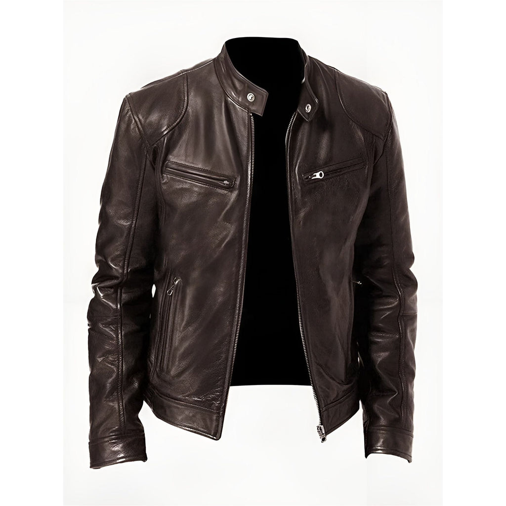ALBERTO™ | GIACCA DI PELLE ELEGANTE