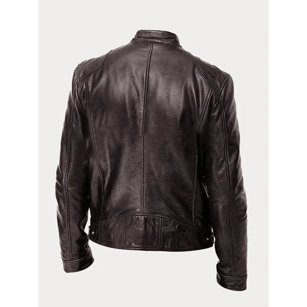 ALBERTO™ | GIACCA DI PELLE ELEGANTE