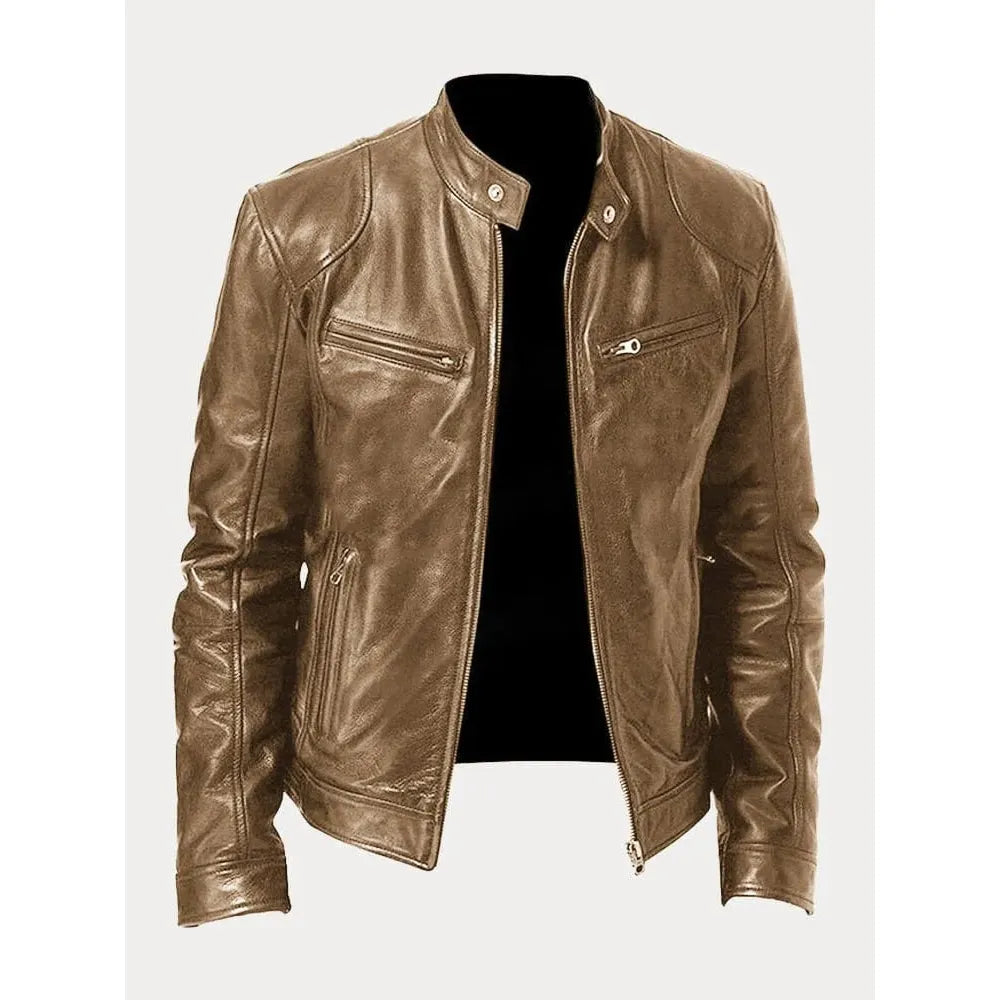 ALBERTO™ | GIACCA DI PELLE ELEGANTE