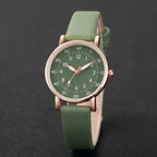 Veya Olive Quartz Watch