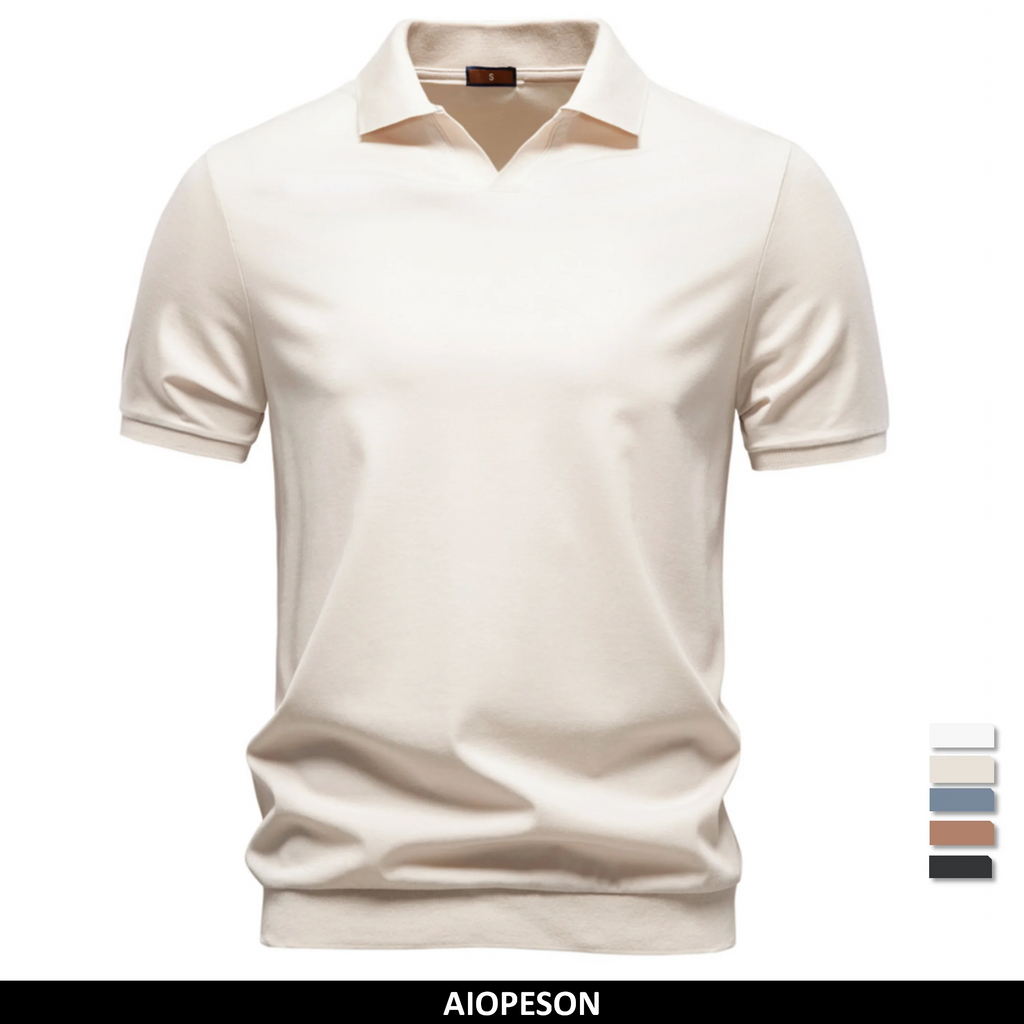 BRUNO™ | POLO ELEGANTE DA UOMO IN TESSUTO SETOSO