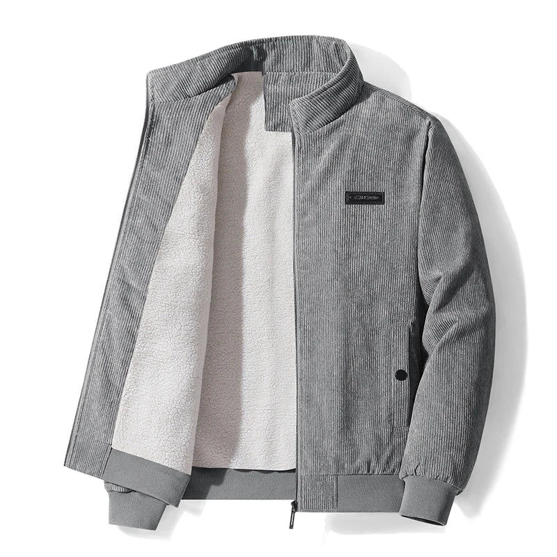 ANGELO™ | GIACCA IN VELLUTO A COSTE CON INTERNO IN PILE