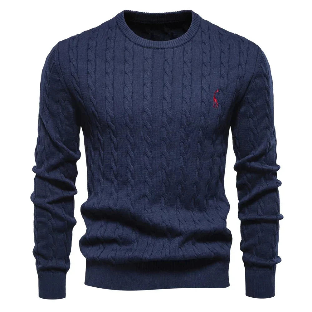 MARCO™ | MAGLIONE CLASSICO IN MAGLIA TRECCIATA