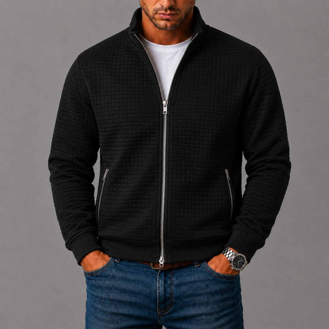 SAVERIO™ - CARDIGAN IN MAGLIA A NIDO D'APE