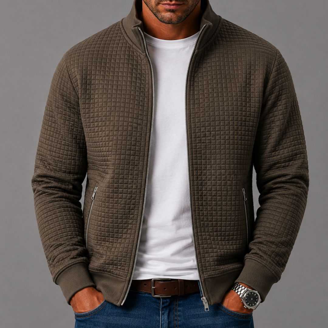 SAVERIO™ - CARDIGAN IN MAGLIA A NIDO D'APE