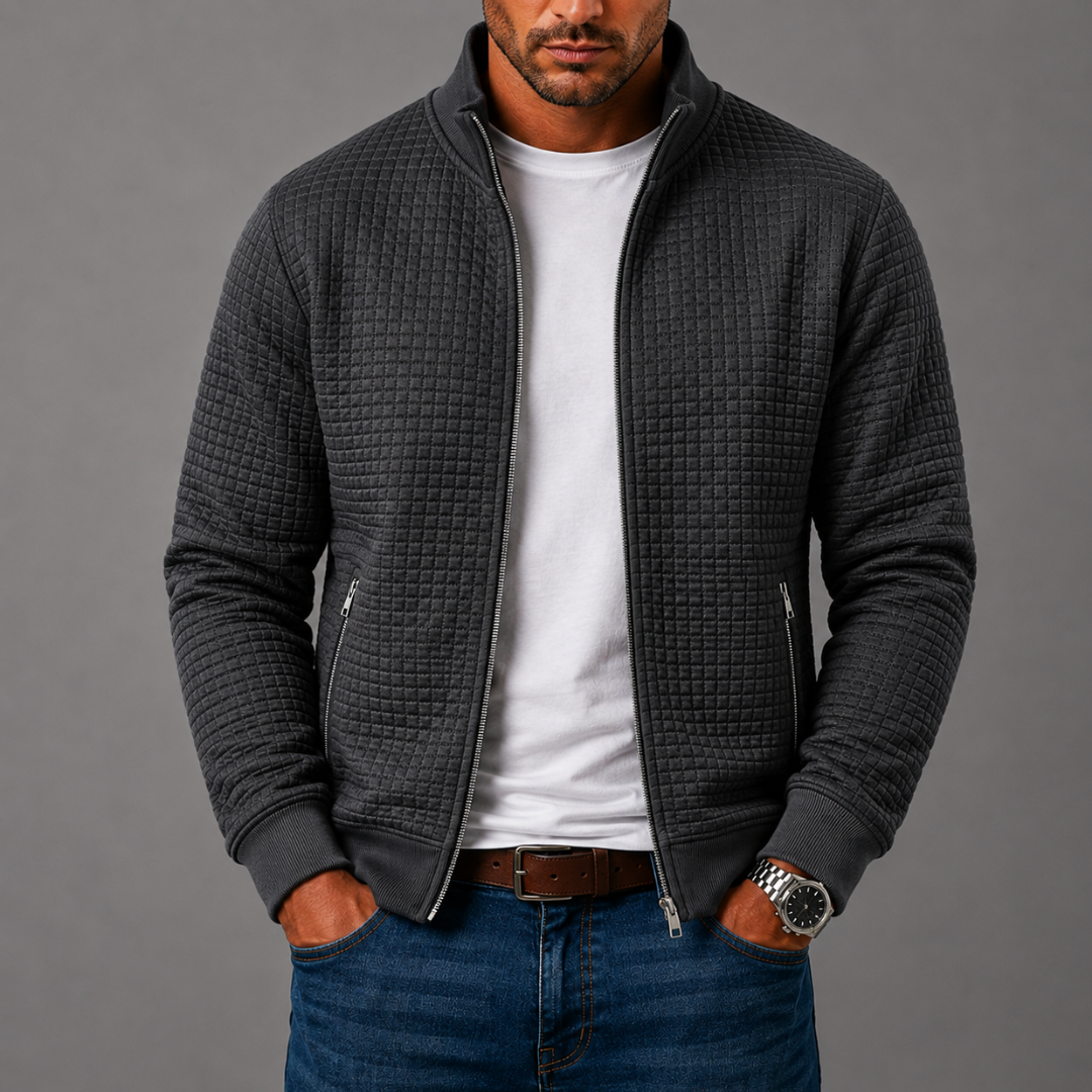 SAVERIO™ - CARDIGAN IN MAGLIA A NIDO D'APE