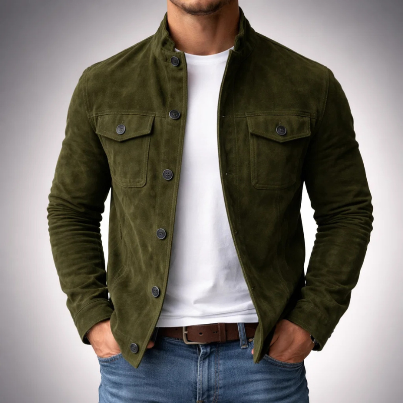BRUNO™ | GIACCA SCAMOSCIATA ELEGANTE