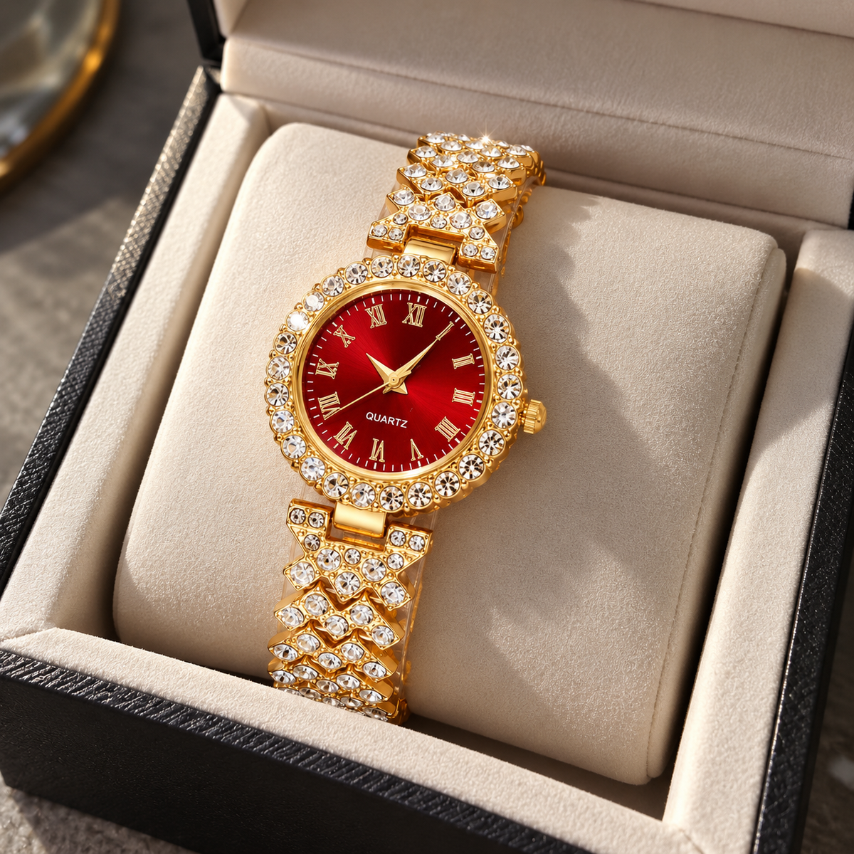 Melina Heart Watch Set