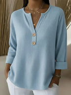FIORENZA™ | TOP HENLEY CON BOTTONI