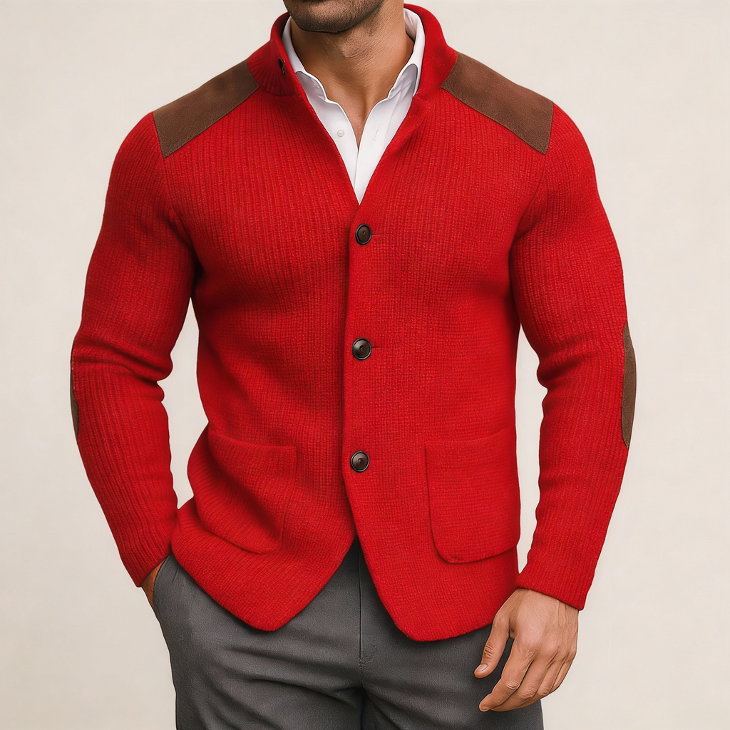 BRUNO™ | GIACCA IN MAGLIA STRUTTURATA CON FINITURA SARTORIALE