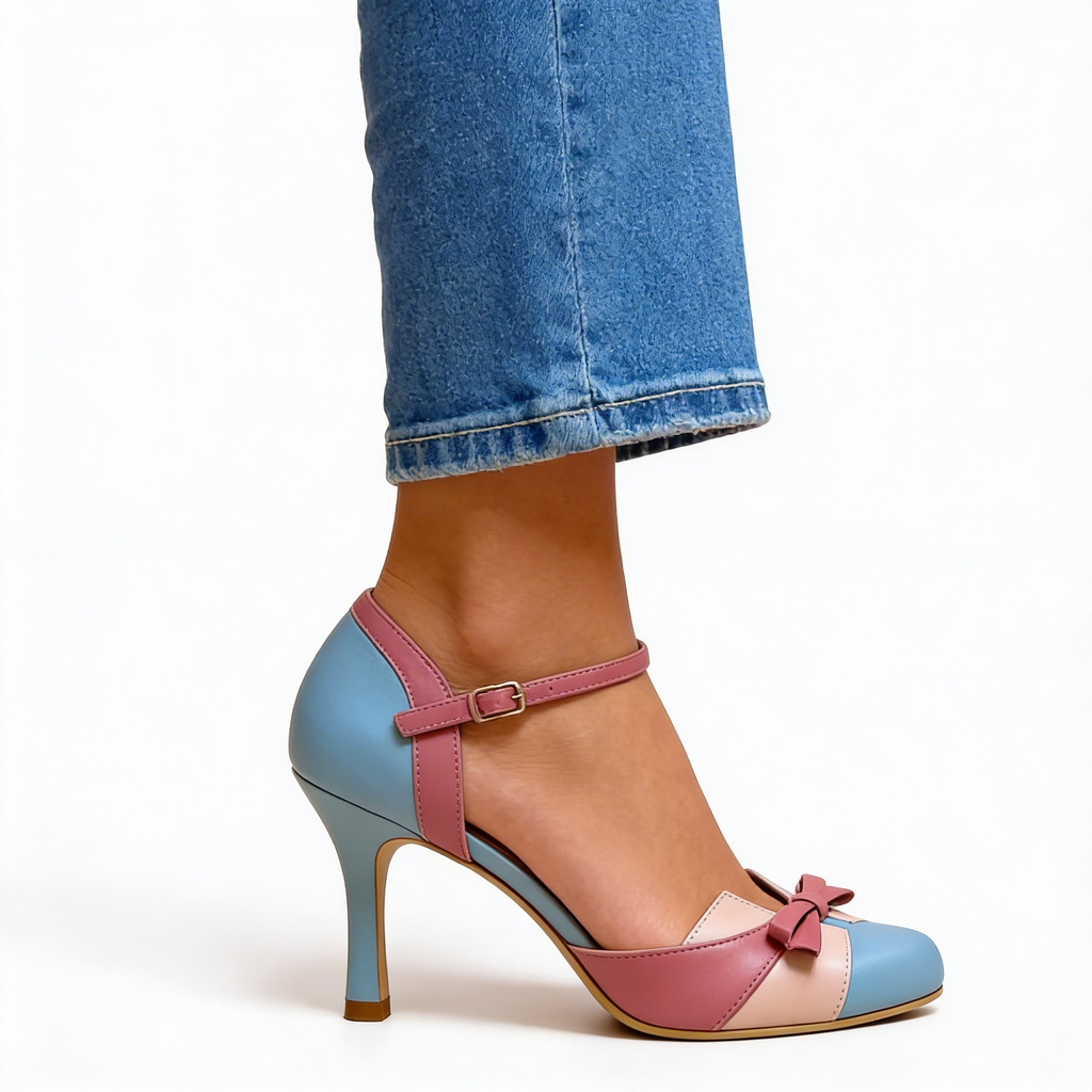 FEDERICA™ | DÉCOLLETÉ COLORATO CON TACCO