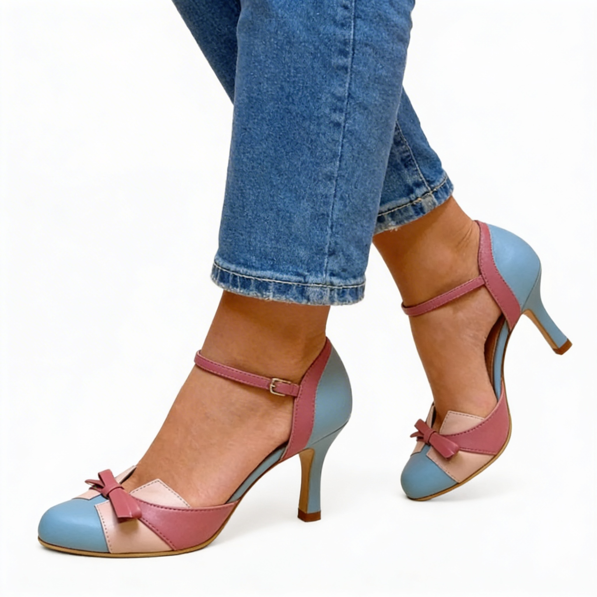 FEDERICA™ | DÉCOLLETÉ COLORATO CON TACCO