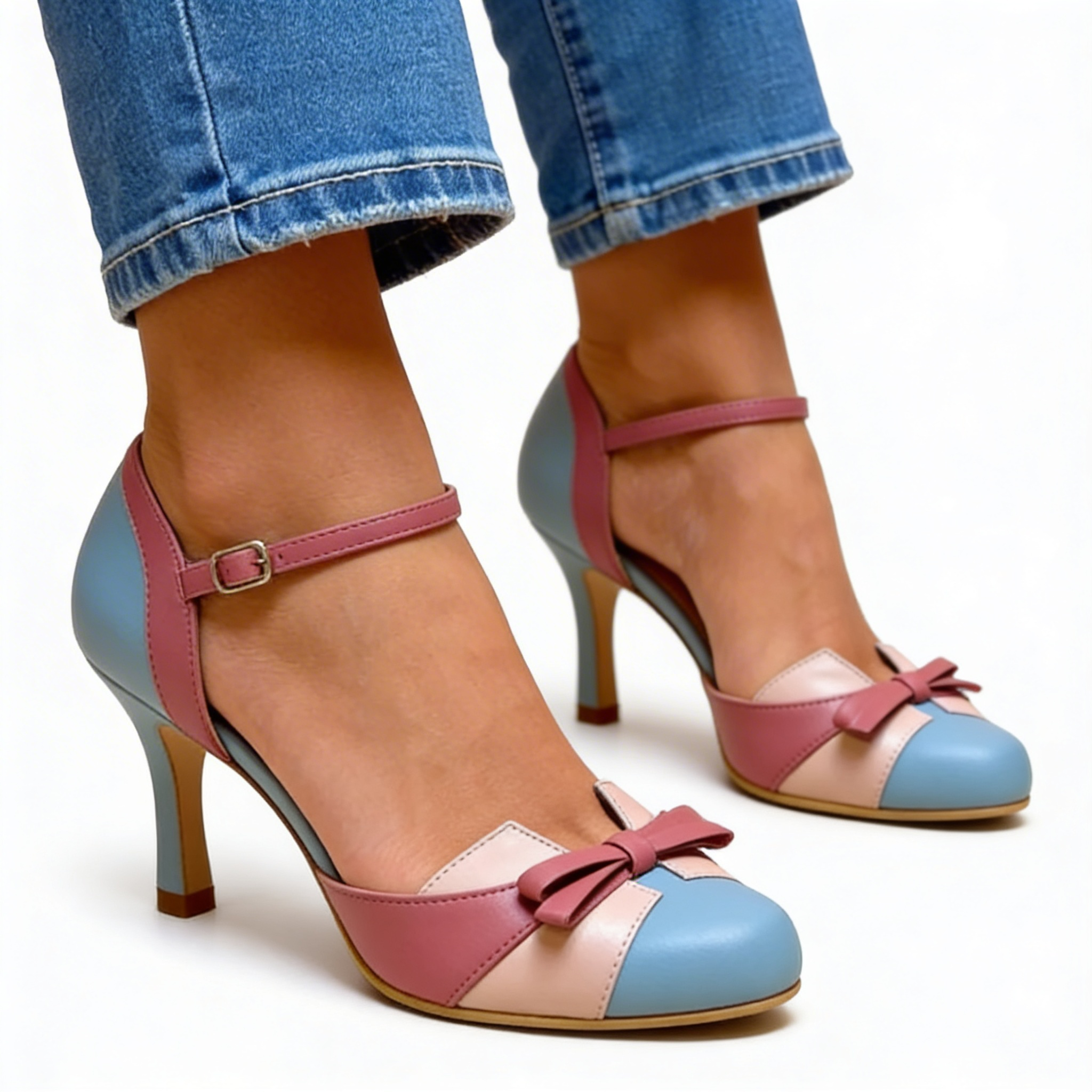 FEDERICA™ | DÉCOLLETÉ COLORATO CON TACCO