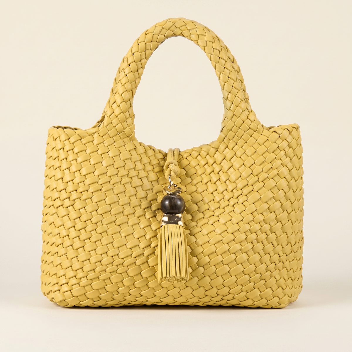 Alina — Woven Tote Bag