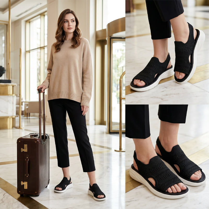 RAFFAELLA™ | SANDALI CON PLATFORM IN MATERIALE TRASPIRANTE
