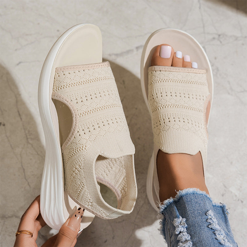 RAFFAELLA™ | SANDALI CON PLATFORM IN MATERIALE TRASPIRANTE