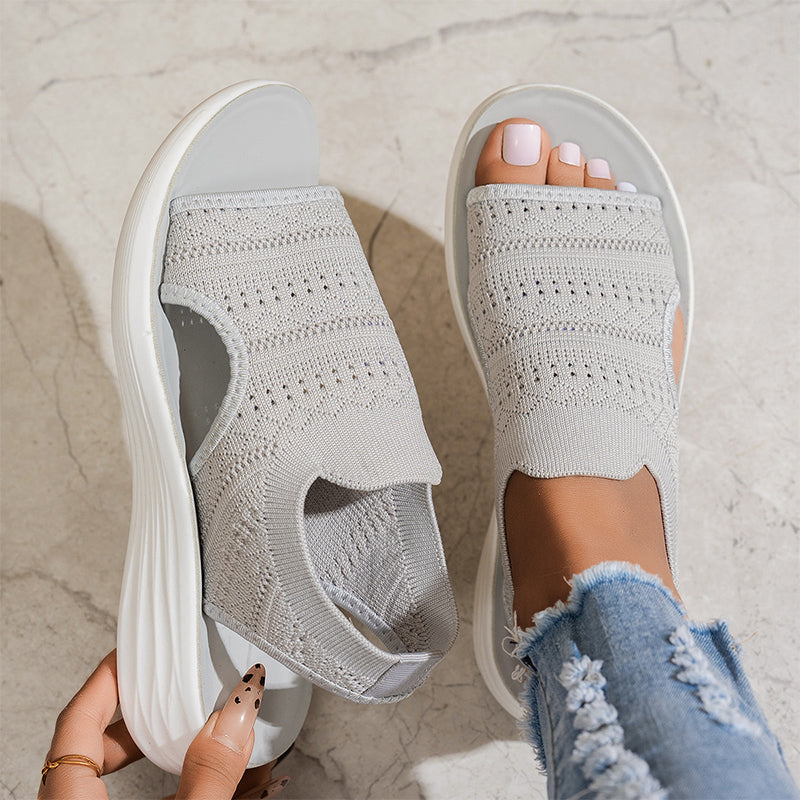 RAFFAELLA™ | SANDALI CON PLATFORM IN MATERIALE TRASPIRANTE