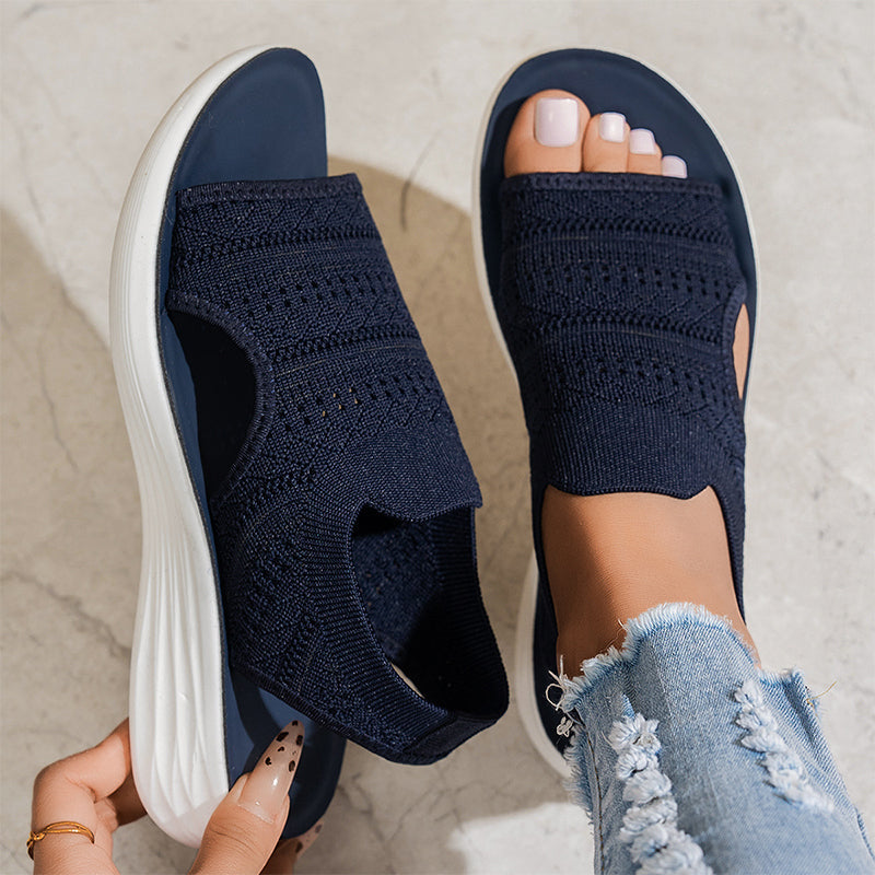 RAFFAELLA™ | SANDALI CON PLATFORM IN MATERIALE TRASPIRANTE
