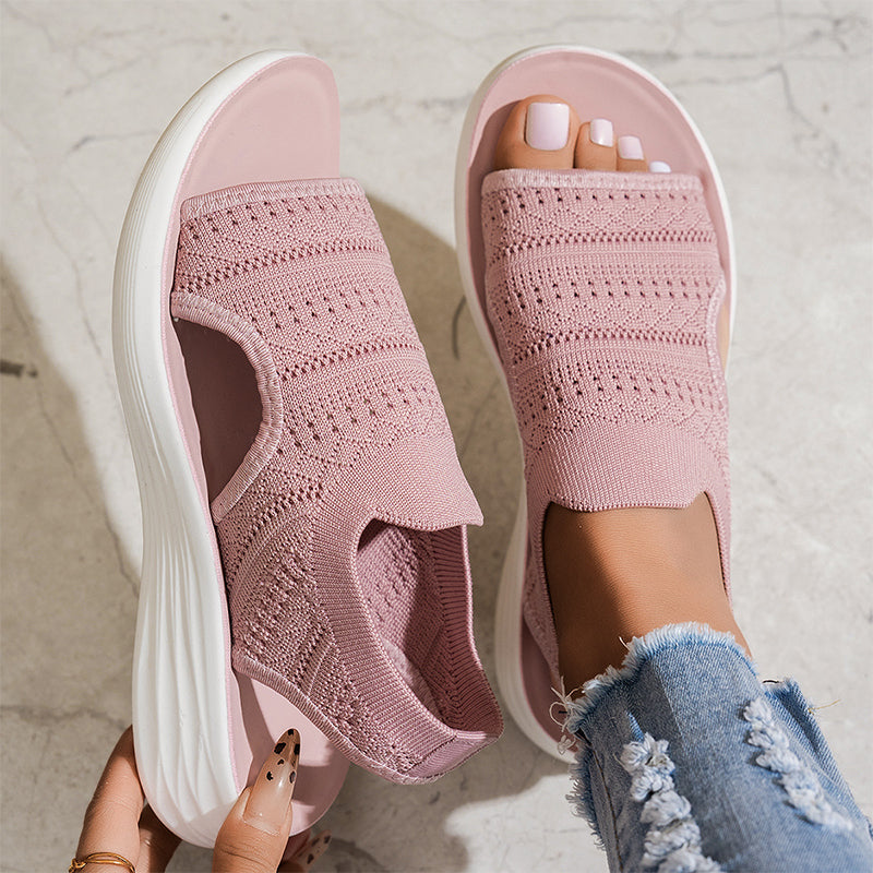 RAFFAELLA™ | SANDALI CON PLATFORM IN MATERIALE TRASPIRANTE