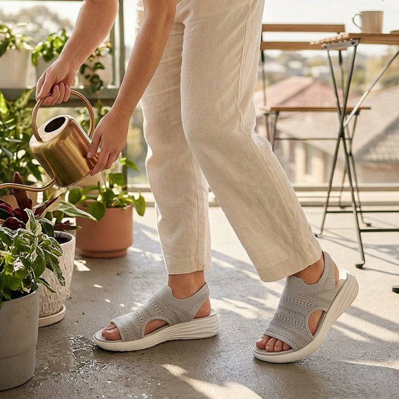 RAFFAELLA™ | SANDALI CON PLATFORM IN MATERIALE TRASPIRANTE