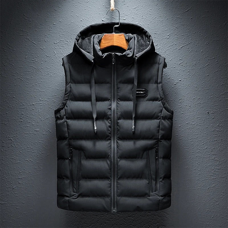 RAFFAELE™ | GILET CON CAPPUCCIO