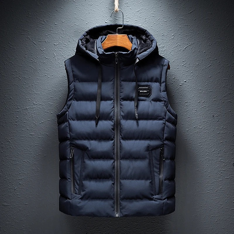 RAFFAELE™ | GILET CON CAPPUCCIO